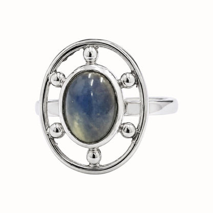 Silver-Plated Adjustable Ring (#13)