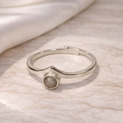 Silver-Plated Adjustable Ring (#31)