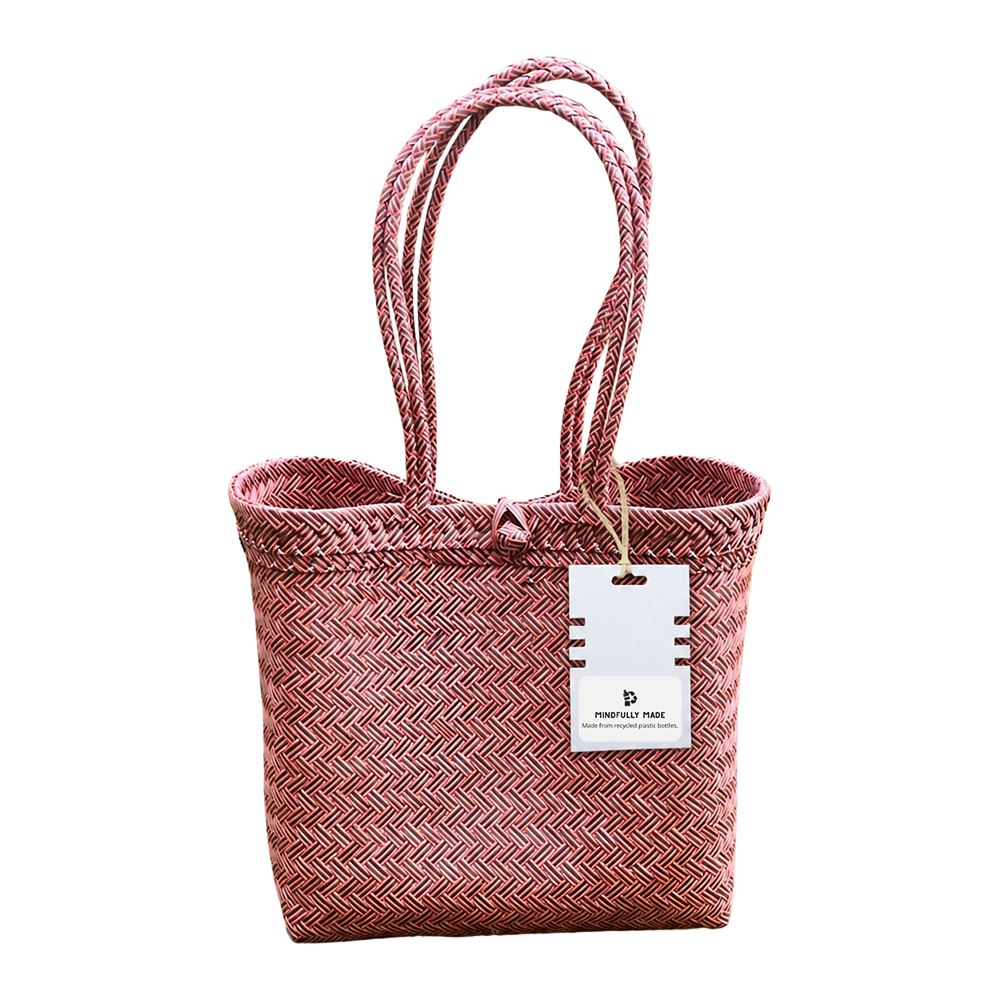 Recycled Plastic Woven Beach/Tote Long Strapped Bag, Large - image 15