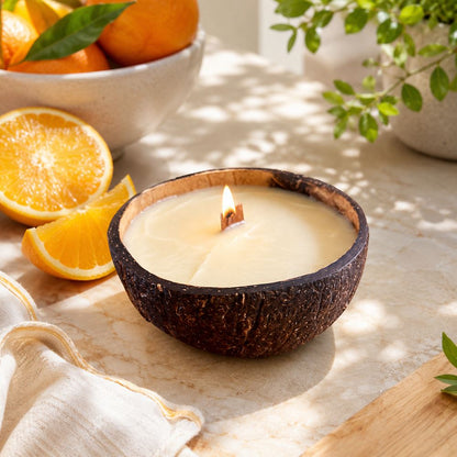 Coconut Shell Candle with Essential Oil - image 9