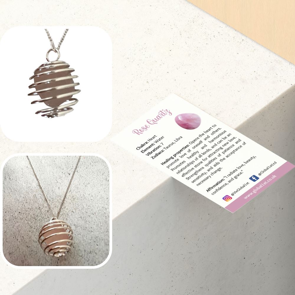 Spiral Tumbled Pendant