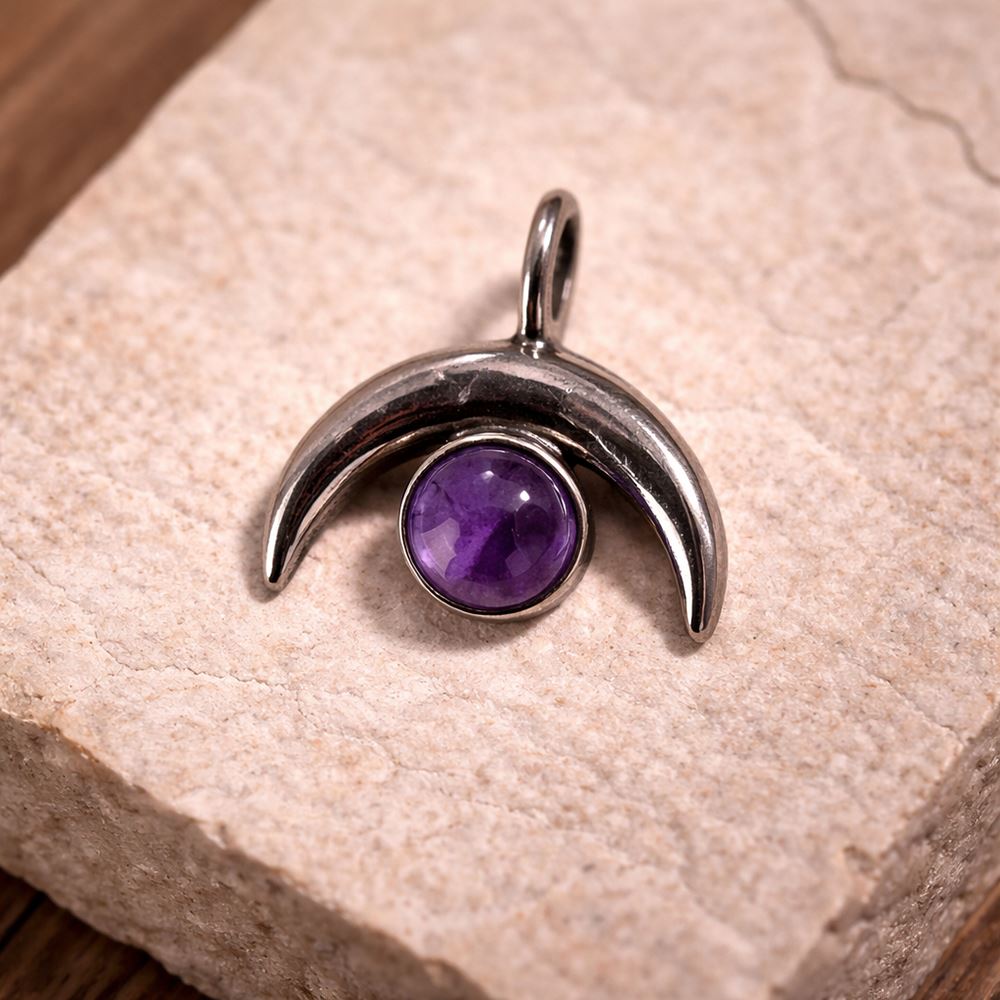 Silver-Plated Pendant (without Chain) (#06), 2.5x1.5cm