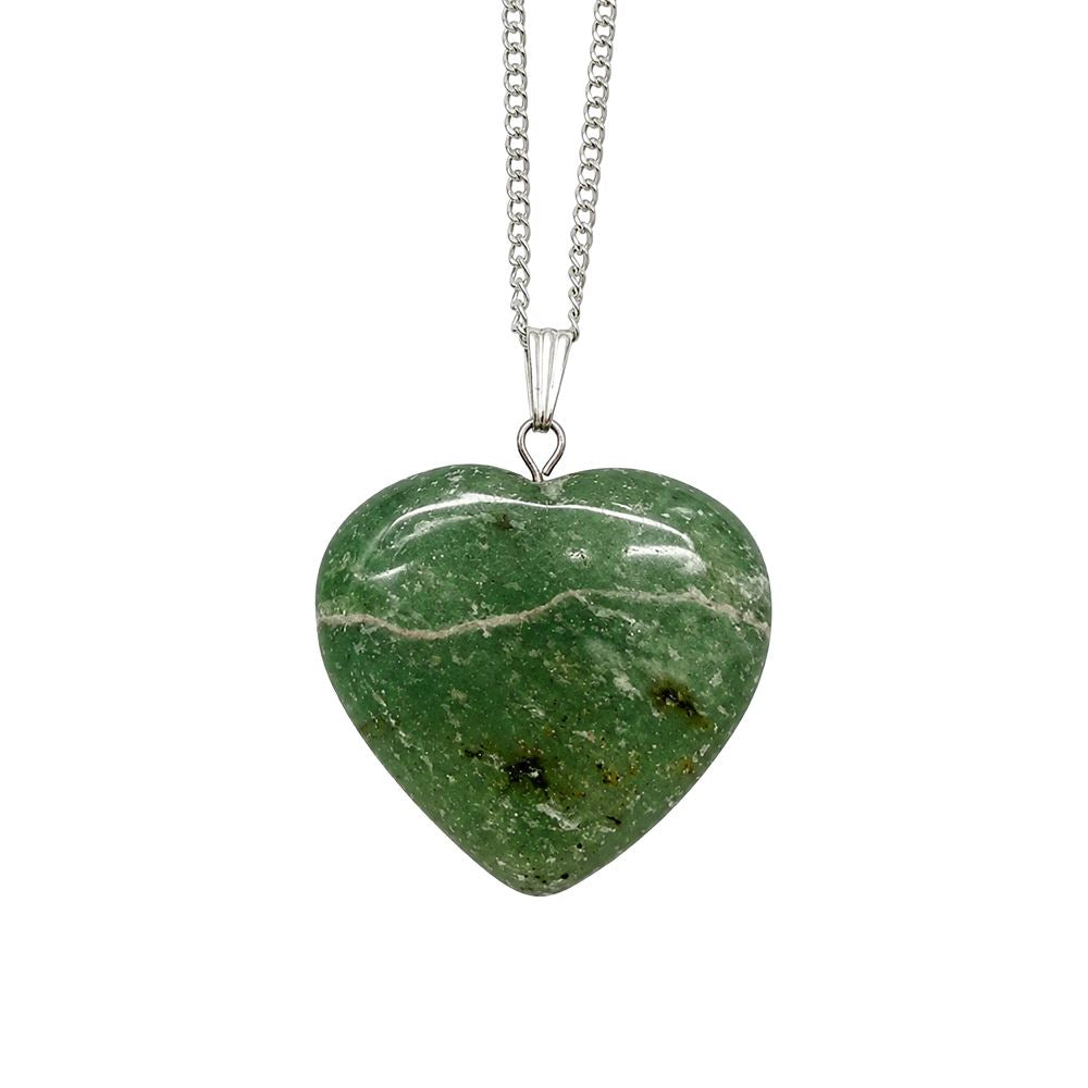 Crystal Heart Pendant, 3cm