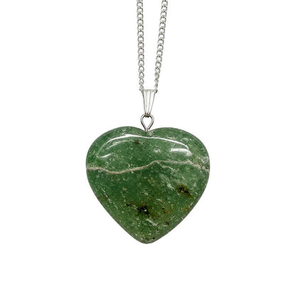 Crystal Heart Pendant, 3cm
