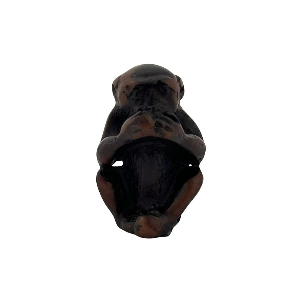 Speak No Evil Monkey Figurine, 4cm