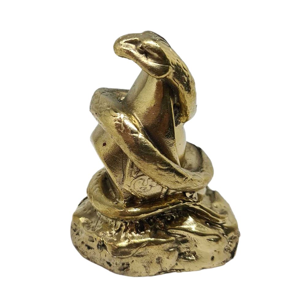 Brass Figurines, Shiny Finish, Snake
