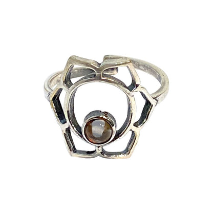 Silver-Plated Adjustable Ring (#20)