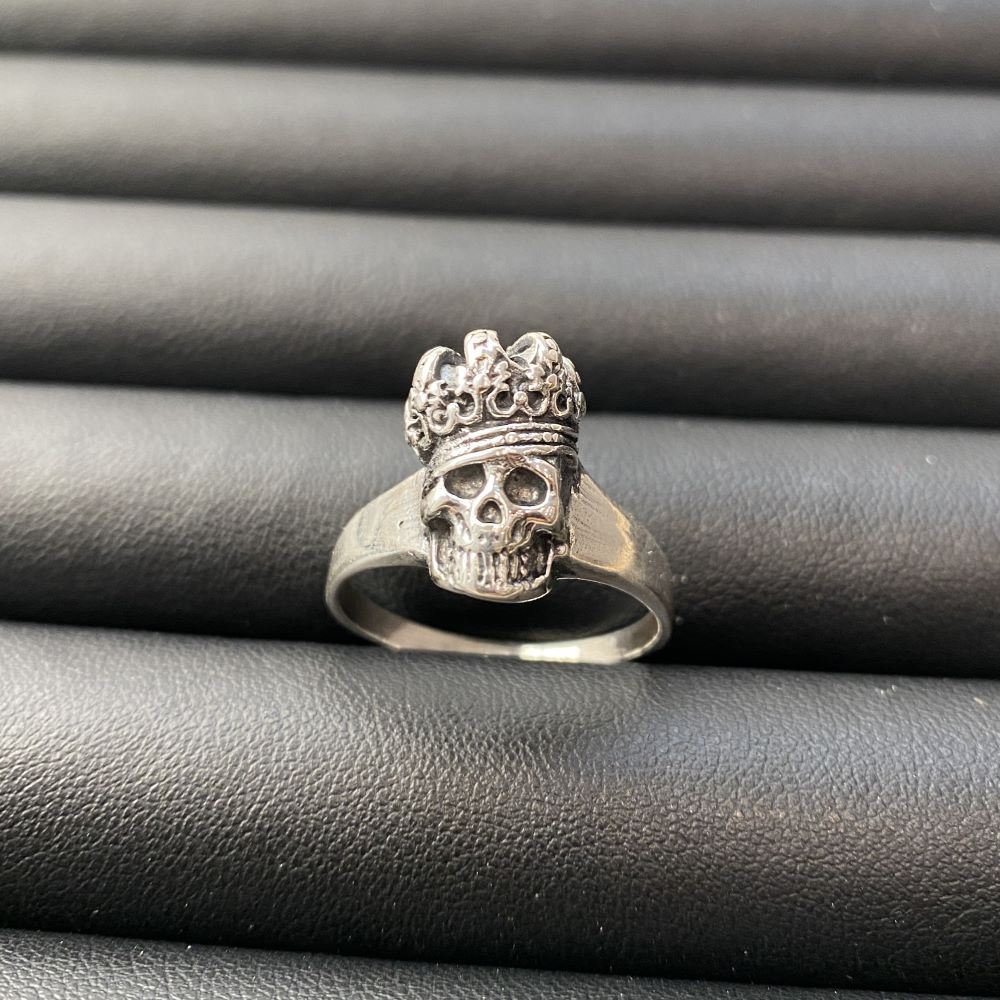 Silver-Plated Gothic Ring (#50)