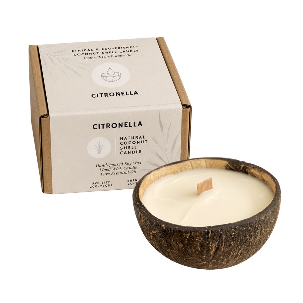 Coconut Shell Candle with Essential Oil - image 14