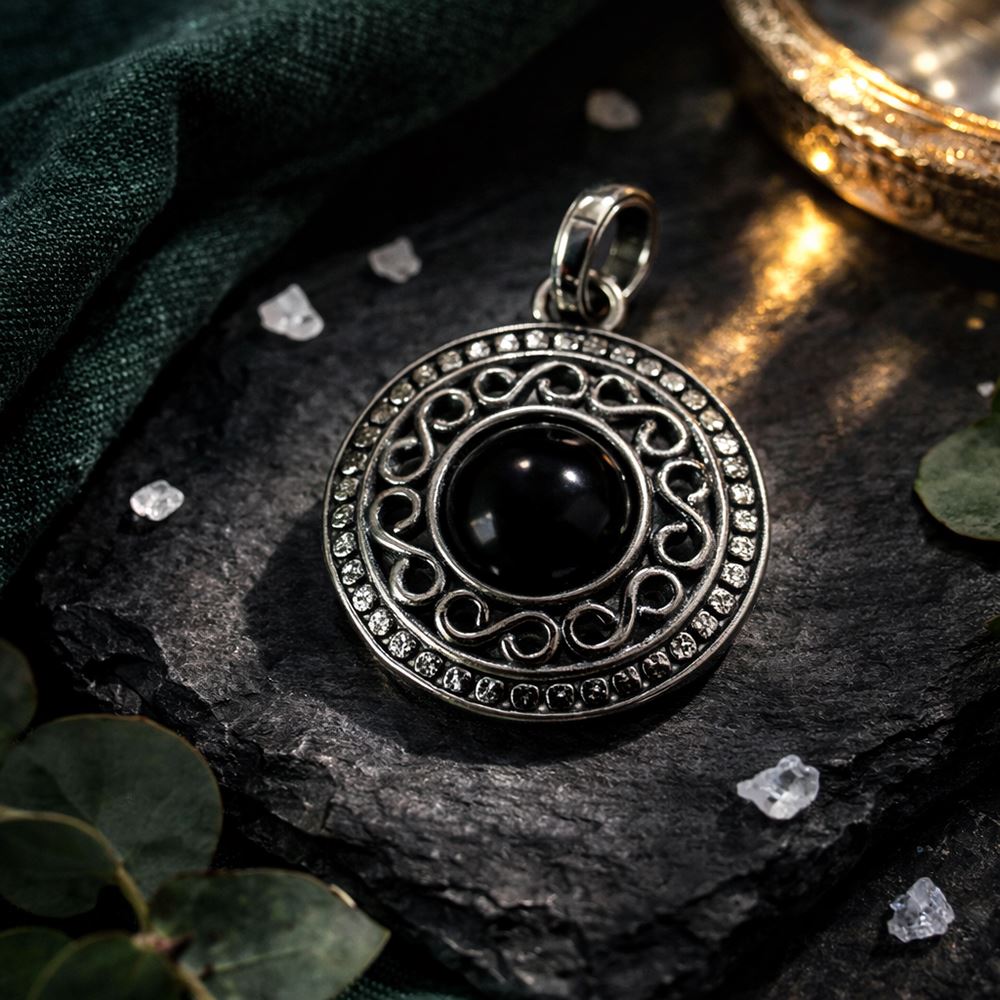 Silver-Plated Pendant (without Chain) (#03), 2x2cm