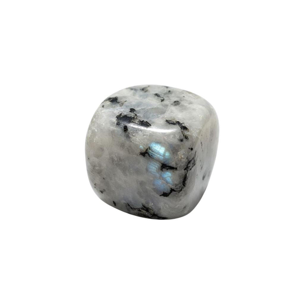 Crystal Cube, 2-2.5cm, Rainbow Moonstone