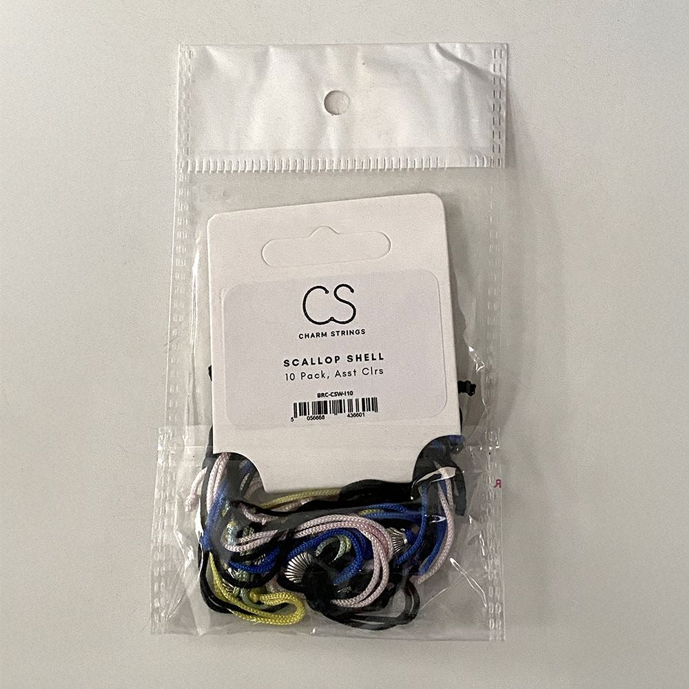 Charm Strings, Pack of 10, Assorted Colours