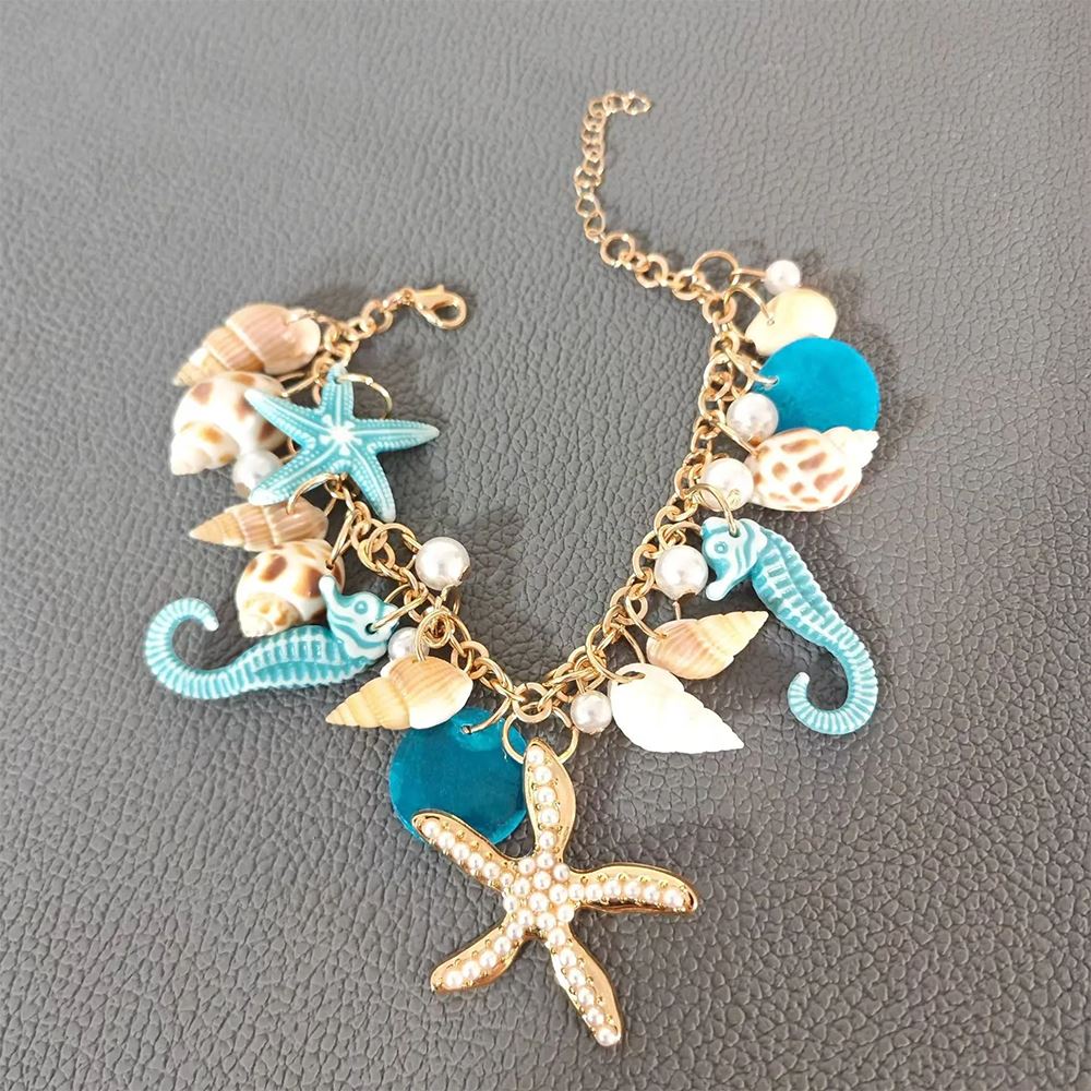 Ocean Charms Chain Bracelet, Assorted Colour
