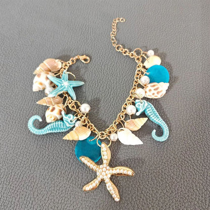 Ocean Charms Chain Bracelet, Assorted Colour