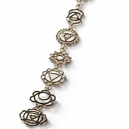 Silver-Plated Chakra Pendant