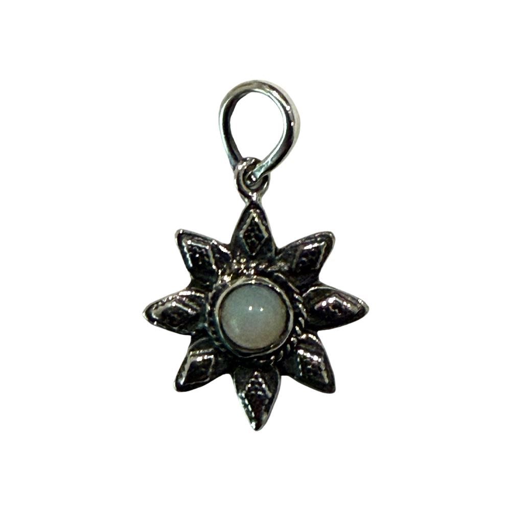 Silver-Plated Pendant (without Chain) (#04), 1.5x1.5cm