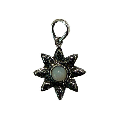 Silver-Plated Pendant (without Chain) (#04), 1.5x1.5cm