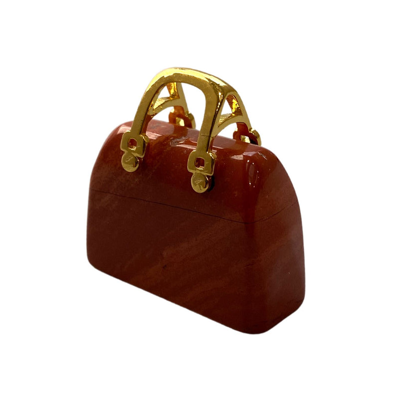 Mini Handbags, 2-2.5cm, Red Jasper