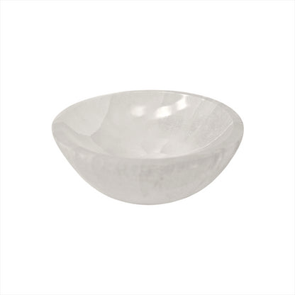 Selenite Bowl, Round, 10x3cm