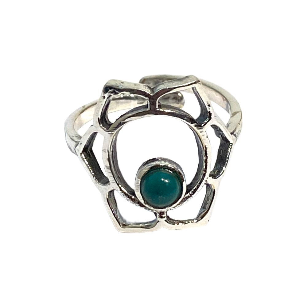 Silver-Plated Adjustable Ring (#20)