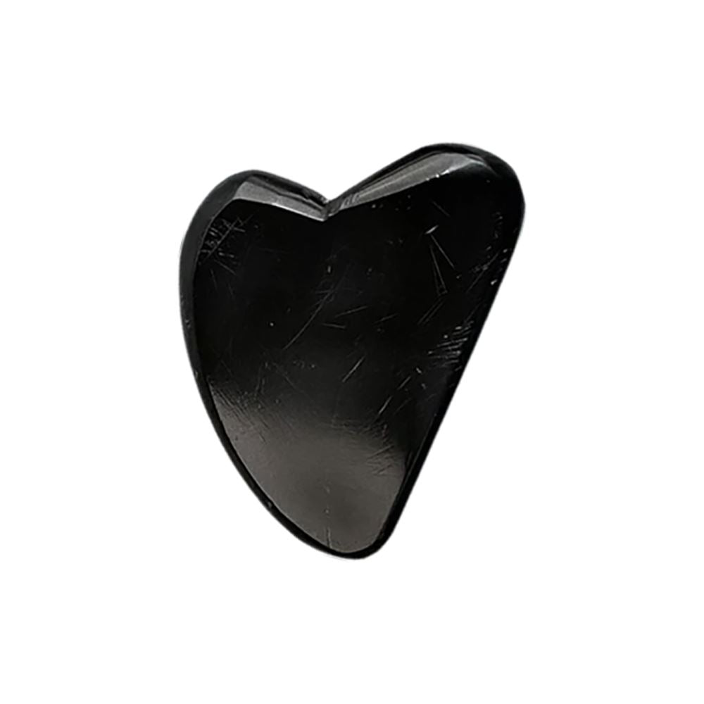 Gua Sha Facial Massage Tool, 8x5cm, Black Obsidian