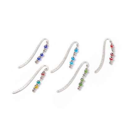 Evil Eye Beaded Bookmark, Assorted Colour
