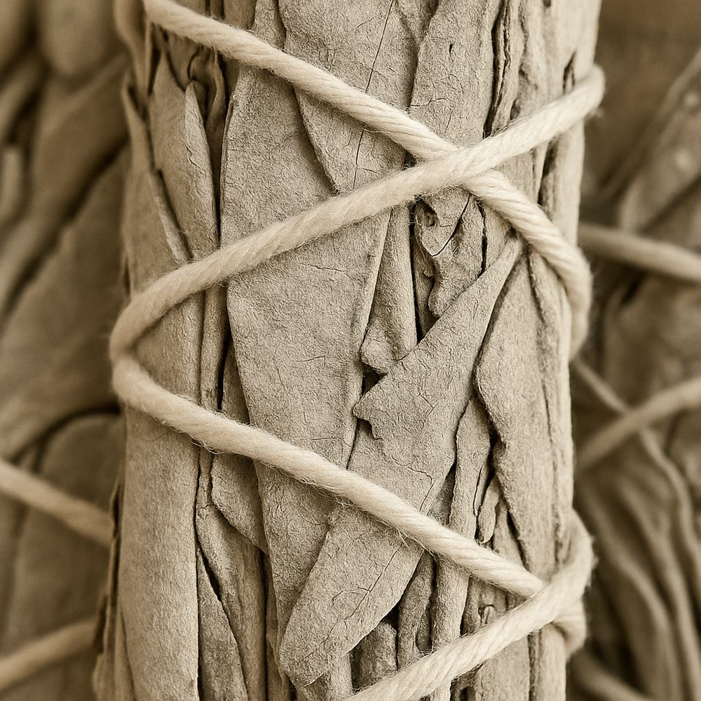 Slimline Sage Smudge Stick, White Sage 4"