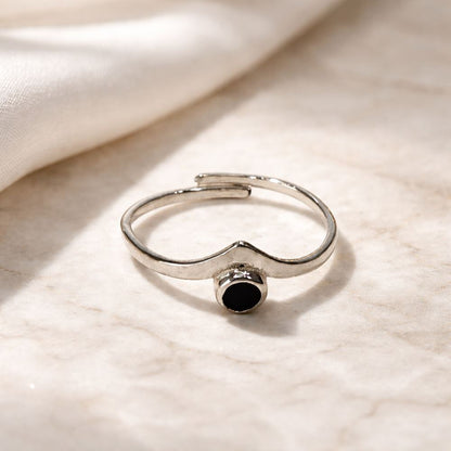 Silver-Plated Adjustable Ring (#31)