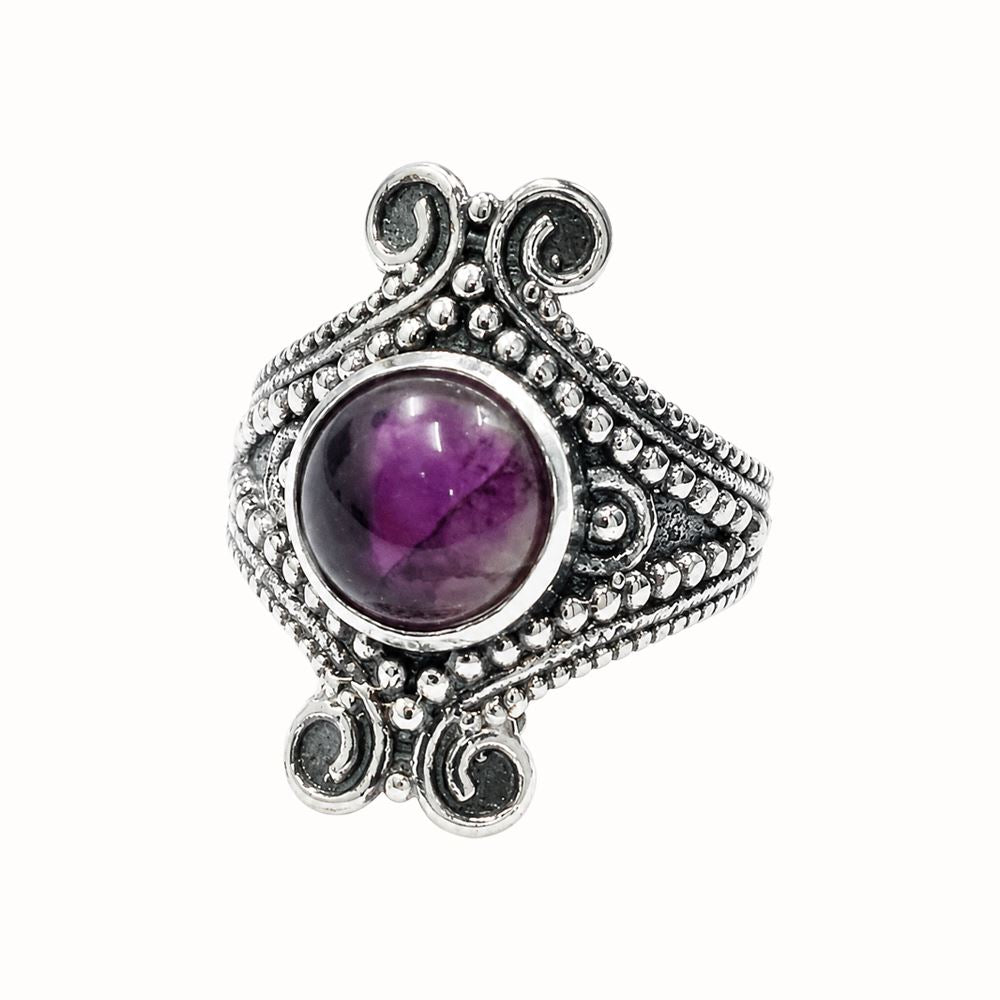 Silver-Plated Adjustable Ring (#12)