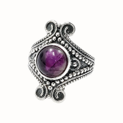 Silver-Plated Adjustable Ring (#12)