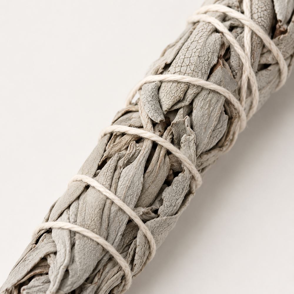 Slimline Sage Smudge Stick, White Sage 4"