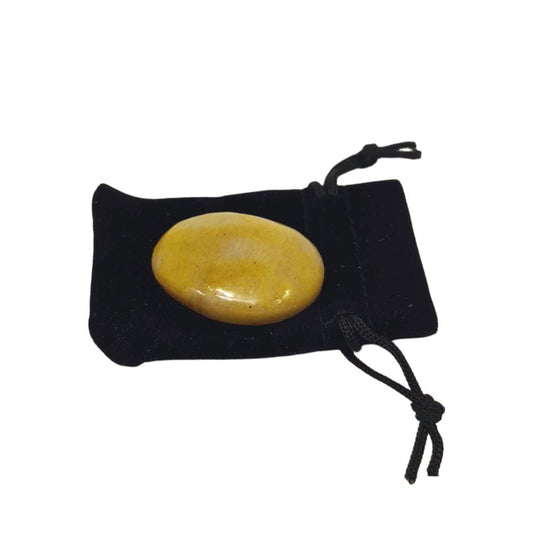 Worry Thumb Stone, Yellow Aventurine