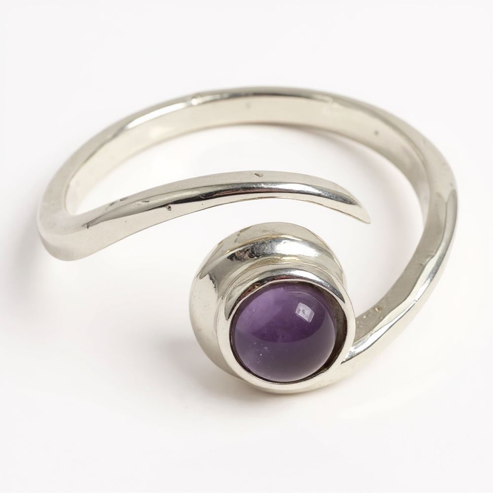 Silver-Plated Adjustable Ring (#41)