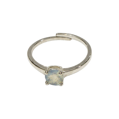 Silver-Plated Adjustable Ring (#32)