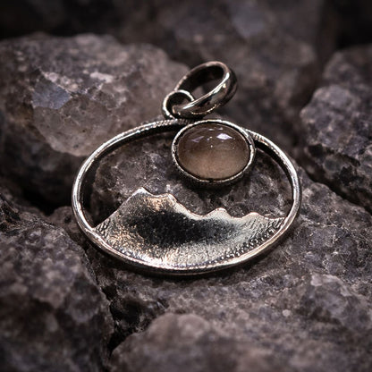 Silver-Plated Pendant (without Chain) (#02), 2.5x1.5cm