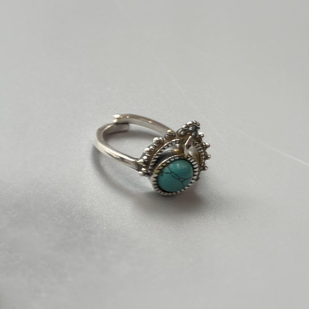 Vintage Bali Sphere Ring