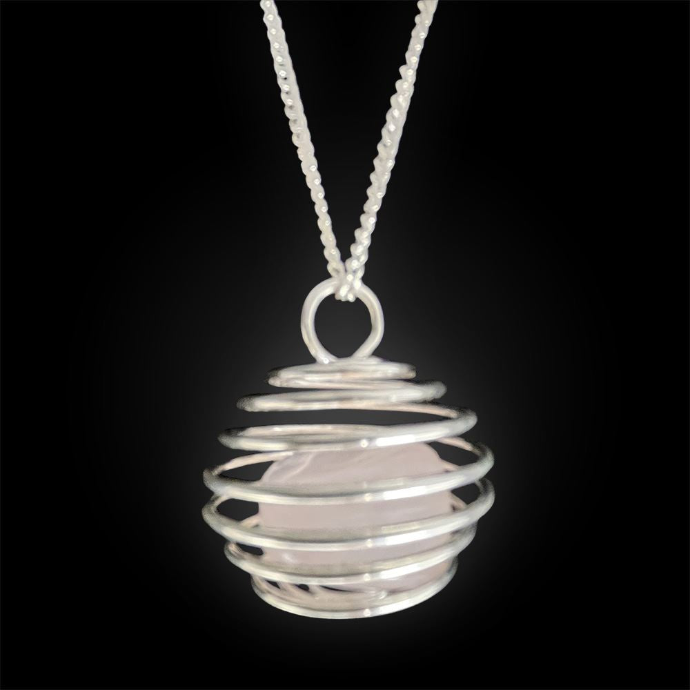 Spiral Tumbled Pendant