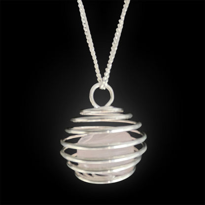 Spiral Tumbled Pendant