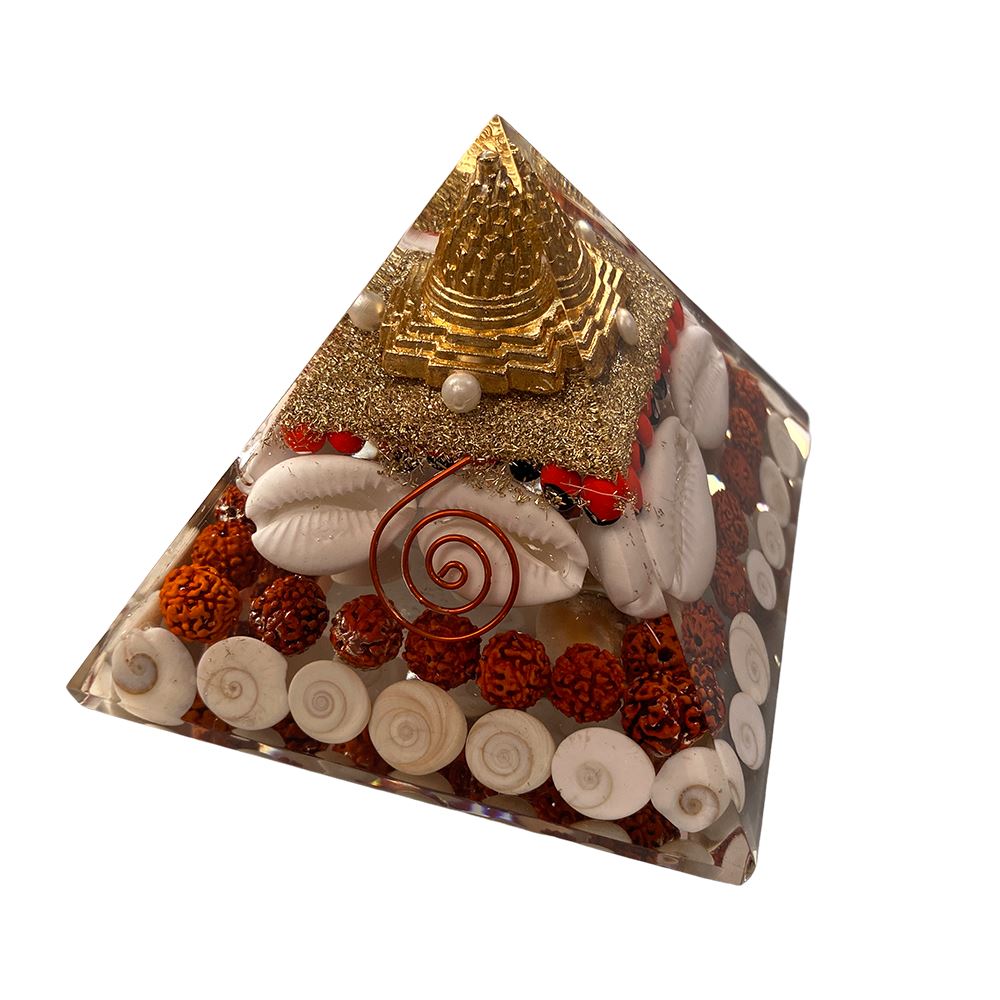 Orgone Reiki Healing Pyramid, 7.5cm - image 46
