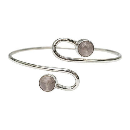 Silver-Plated Adjustable Serpentine Cuff Bangle - image 12