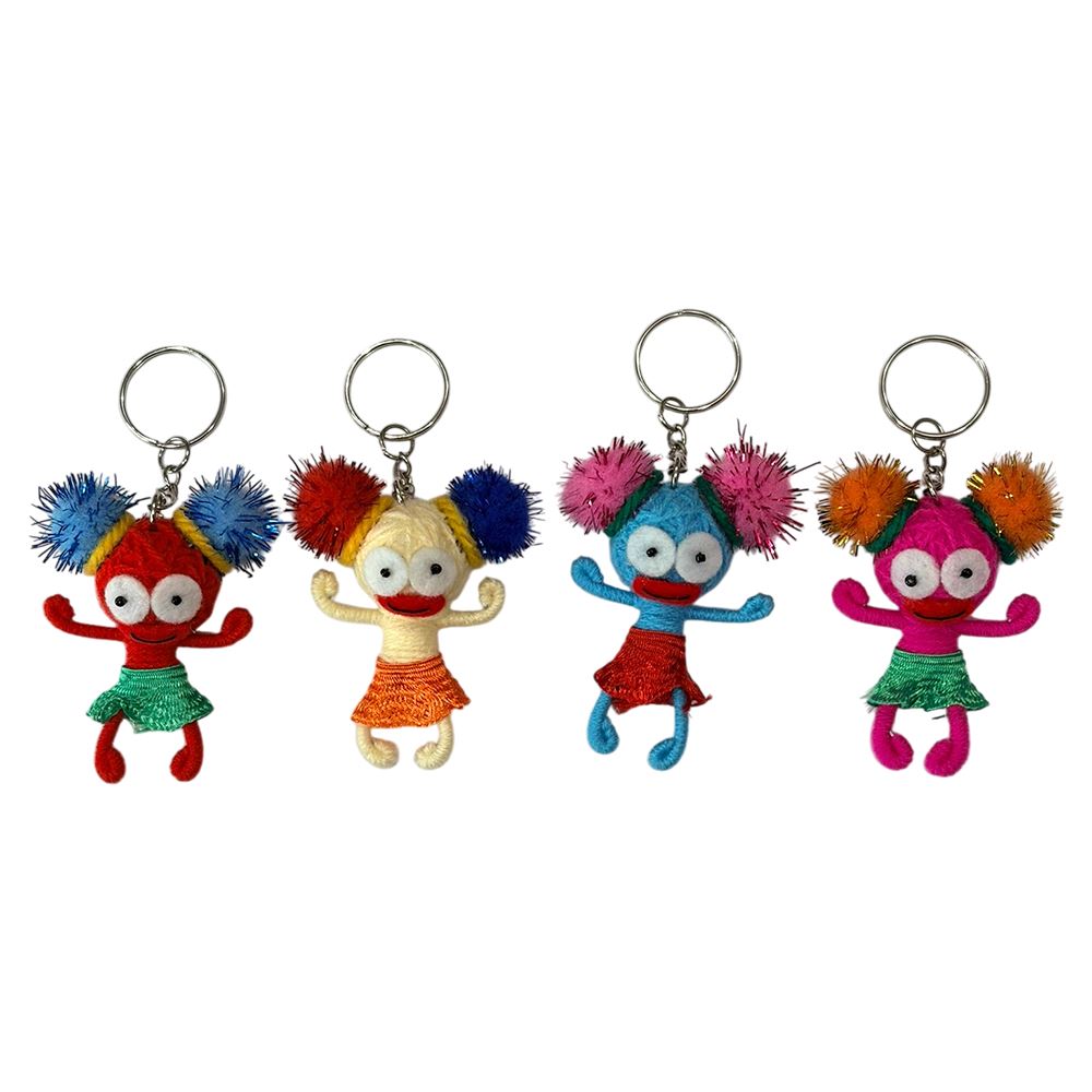 Voodoo String Doll Keychain, 7cm - image 177