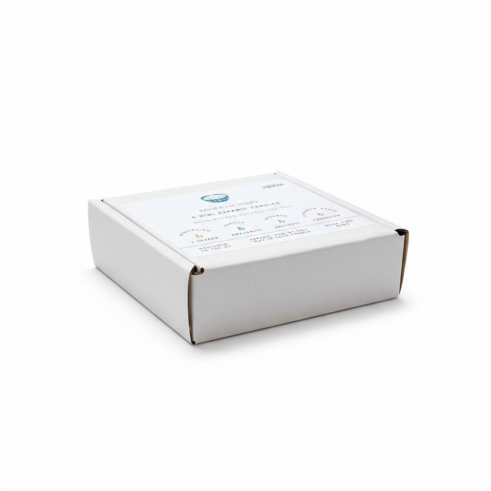 4 Mini Ceramic Bowl Candles