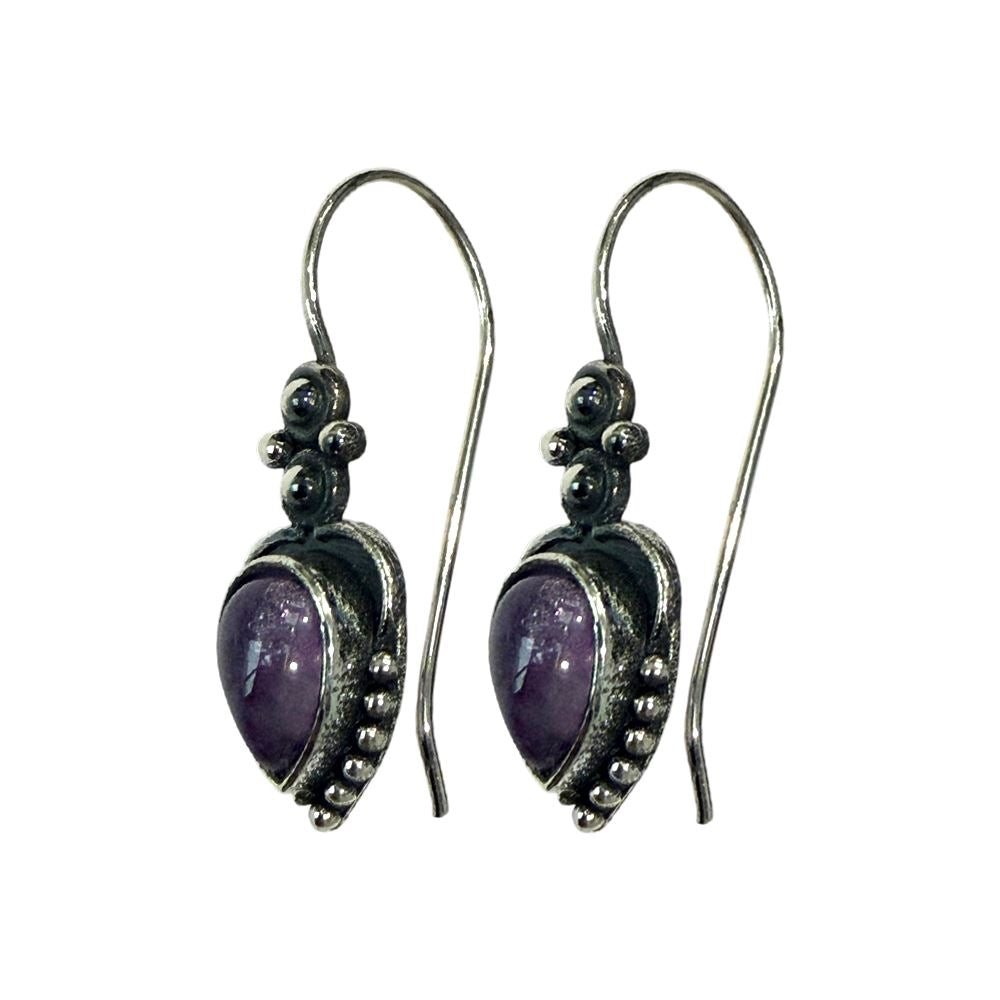 Silver-Plated Hanging Earwire Earrings (#05), 2x1cm - image 18