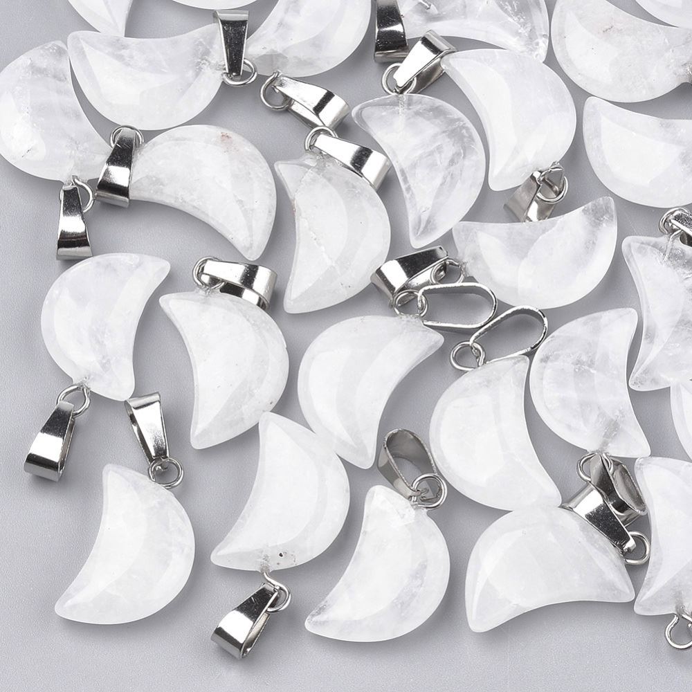 Crescent Moon Pendant, 2.4x1.4cm