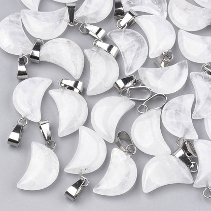 Crescent Moon Pendant, 2.4x1.4cm