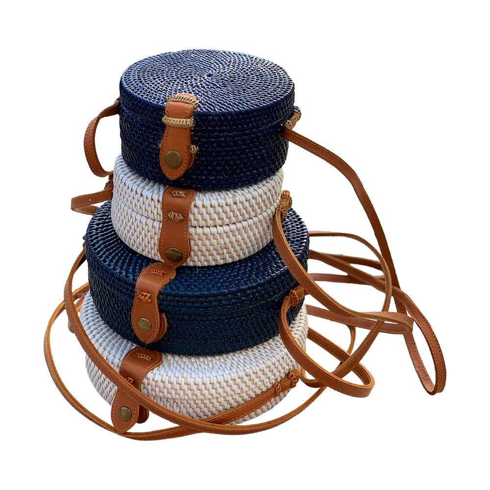 Rattan Roundy Bag