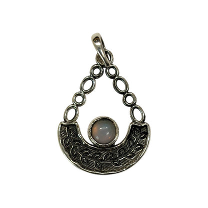 Silver-Plated Pendant (without Chain) (#09), 3x2cm