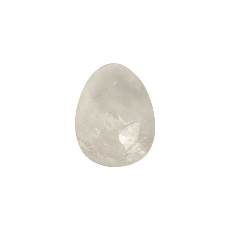 Mini Egg, 2x1.5cm, Clear Quartz