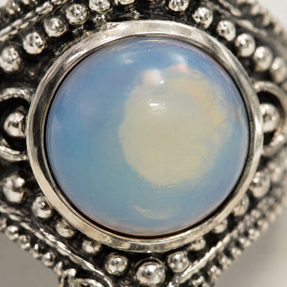 Silver-Plated Adjustable Ring (#12)