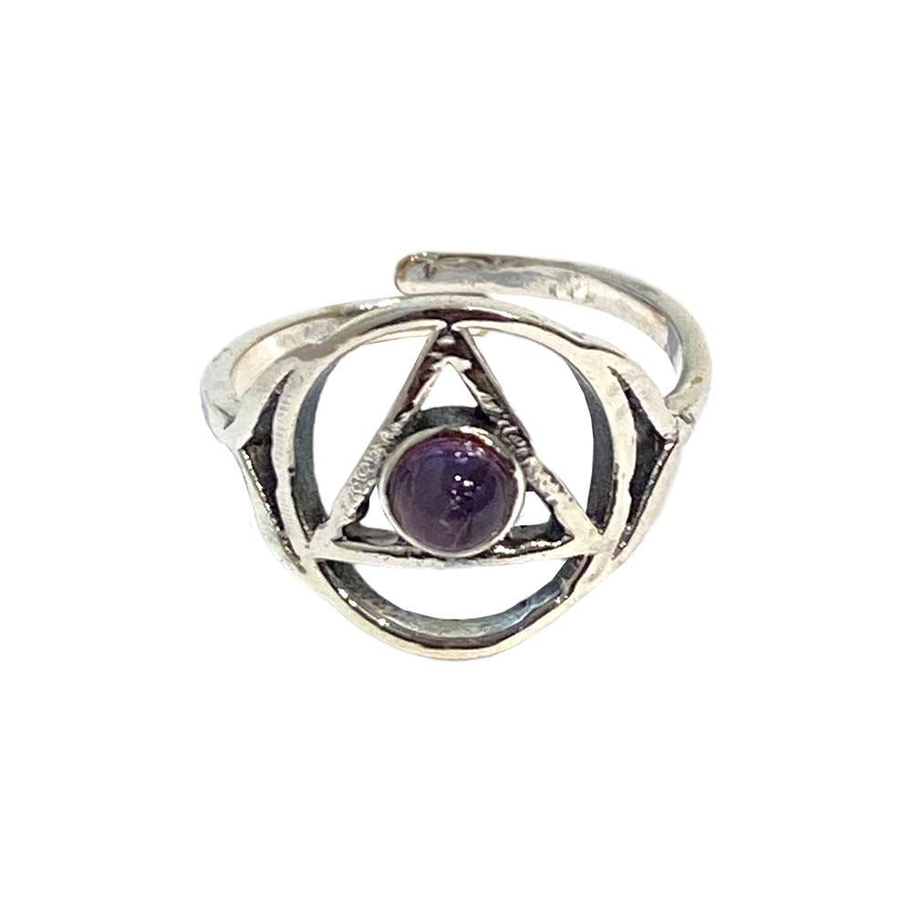 Silver-Plated Adjustable Ring - image 9